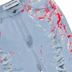 WOMENS SHORTS ZAYLEE BERMUDA SHORT-LIGHT WASH Best Seller