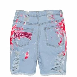 WOMENS SHORTS ZAYLEE BERMUDA SHORT-LIGHT WASH Best Seller