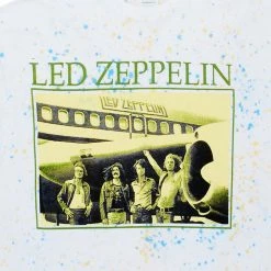 MENS TEES ZEPP T-SHIRT-WHITE/MULTI Tops