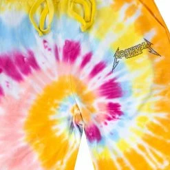 MENS SHORT SETS ZEPPLIN TIE DYE SHORT SET-ORG/PINK Track Sets