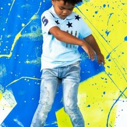 BOYS JEANS BOYS DAG 5 POCKET JEAN-LIGHT WASH New Arrivals