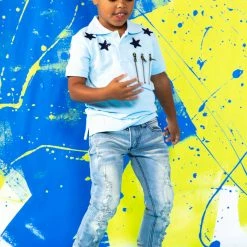 BOYS JEANS BOYS DAG 5 POCKET JEAN-LIGHT WASH New Arrivals