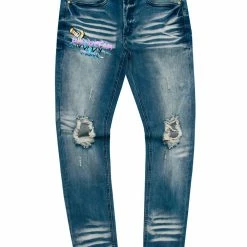 MENS JEANS DITO PRINTED JEAN Denim