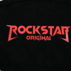 MENS ACCESSORIES Rockstar Logo Face Mask (Red)